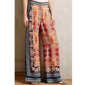 Anthropologie Ranna Gill Palazzo Floral Pant 2